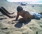 kamal dans la plage